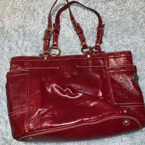 Coach Red Medium-Sized Purse